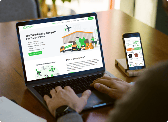 reviewing_eprolo_homepage_on_laptop_and_smartphone_screen